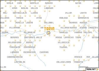 map of Torín