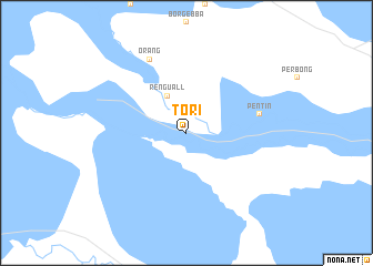 map of Torī