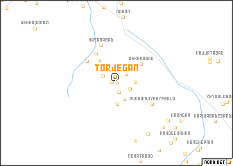 map of Torjegān