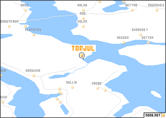 map of Torjul