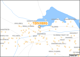 map of Torkābād
