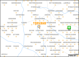 map of Torkaha