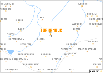 map of Torkambūr
