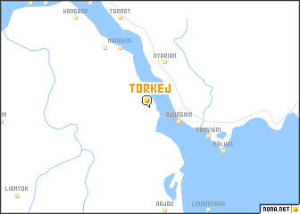 map of Torkej