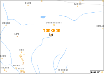 map of Tor Khān