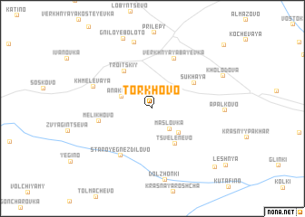 map of Torkhovo