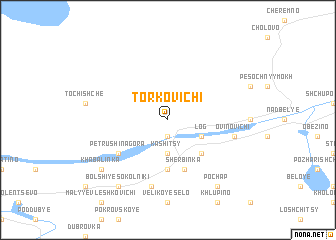 map of Torkovichi