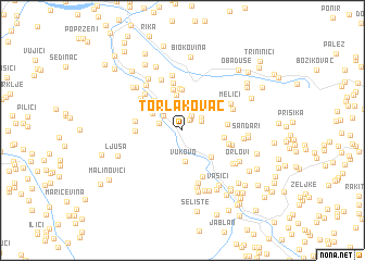 map of Torlakovac