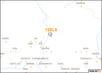 map of Torla