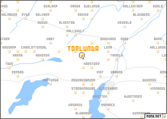 map of Torlunda