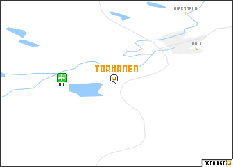 map of Törmänen