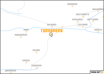 map of Törmäperä