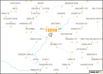 map of Torma