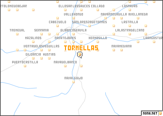 map of Tormellas