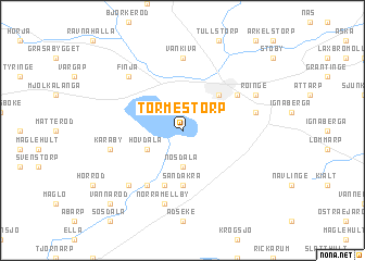 map of Tormestorp