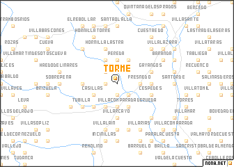 map of Torme