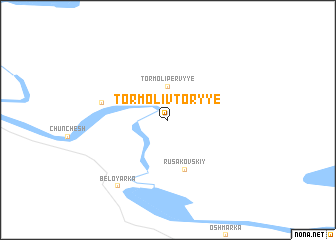 map of Tormoli Vtoryye