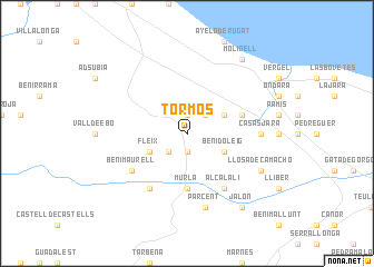 map of Tormos