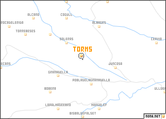 map of Torms