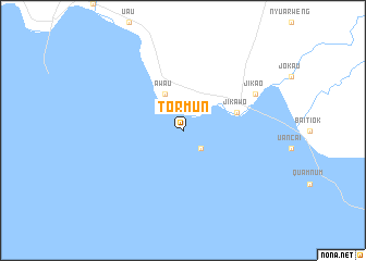 map of Tormun