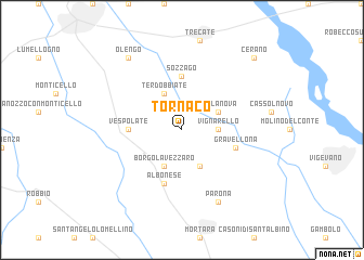 map of Tornaco