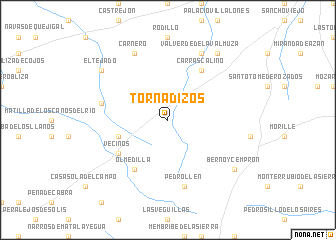 map of Tornadizos