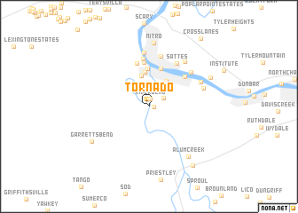 map of Tornado