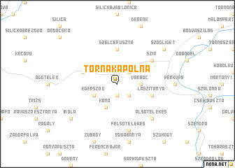 map of Tornakápolna