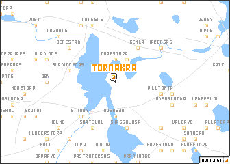 map of Törnåkra