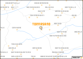 map of Tornasano