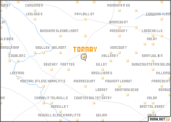 map of Tornay