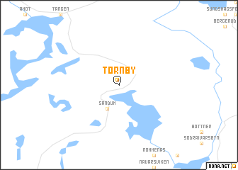 map of Tørnby