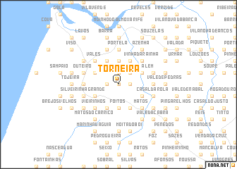 map of Torneira