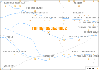 map of Torneros de Jamuz