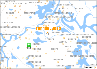 map of Torno El Jobo