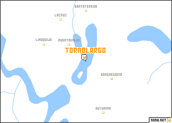 map of Torno Largo