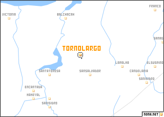 map of Torno Largo