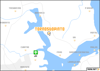 map of Tornos do Pinto