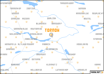 map of Tornow