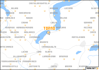 map of Torno