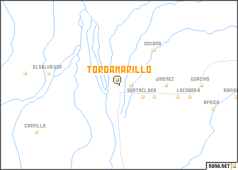 map of Toro Amarillo