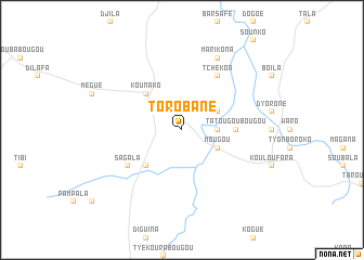 map of Torobané