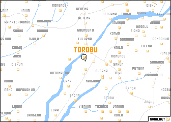 map of Torobu