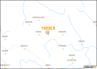 map of Toroca