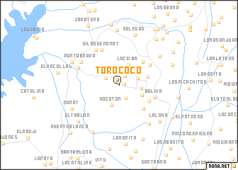 map of Torococo