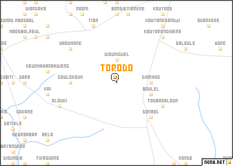 map of Torodo