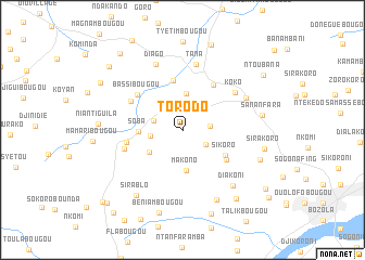 map of Torodo