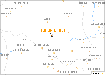 map of Torofiladji