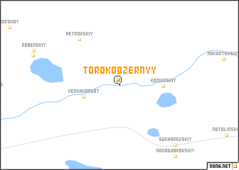 map of Torokoozërnyy