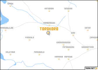 map of Torokoro